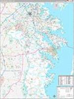 Anne Arundel, Md Wall Map Zip Code